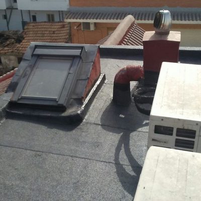 Impermeabilización cubierta con tela asfáltica