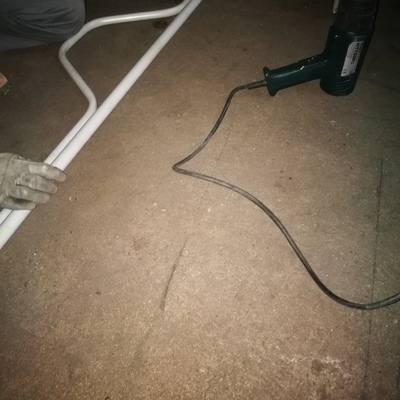 Curvado de tubo en obra