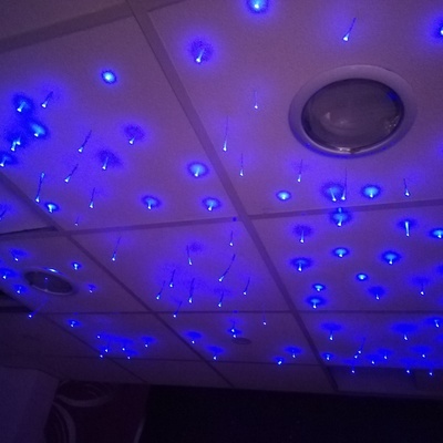 Alumbrado de fibra óptica RGB