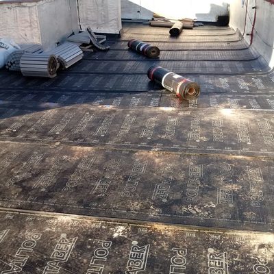 Impermeabilización cubierta durante