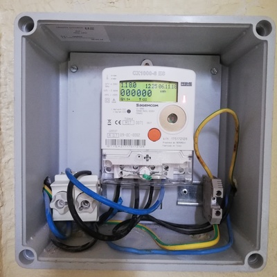 Cambio de caja de contador