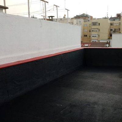 Impermeabilización cubierta después