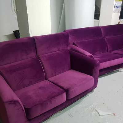 Dúo sillones berenjena