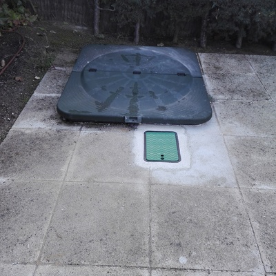 Instalación de caja de registro para llave de paso