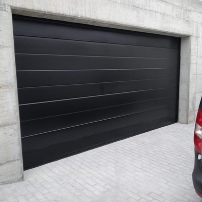 PUERTA SECCIONAL GRIS