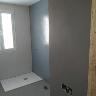 Baño de microcemento