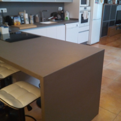 Encimera en neolith cement
