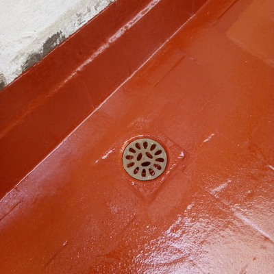 sumidero impermeabilizado