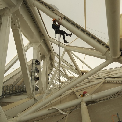 REPARACIONES EN CUBIERTA DEL ESTADIO WANDA METROPOLITANO