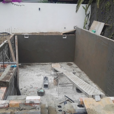 Construcción de piscina