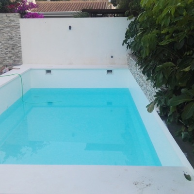 Construcción de piscina