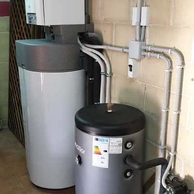 bomba de calor + acumulador de ACS