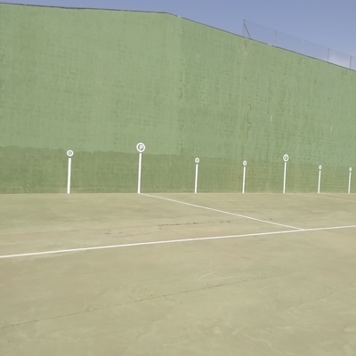 Frontón de pala corta