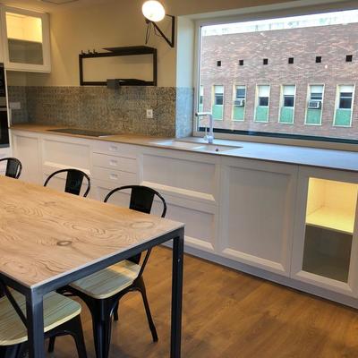 Cocina, lacado blanco