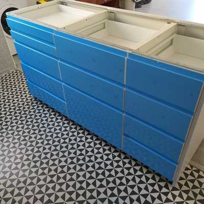 MONTAJE ISLA DE COCINA IKEA