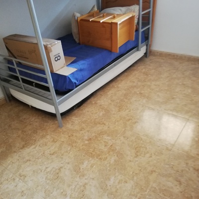 El dormitorio después