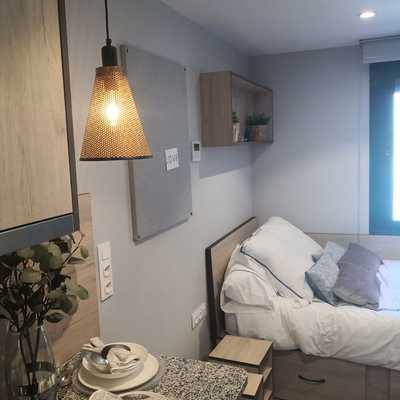 Obras piso piloto Student Housig