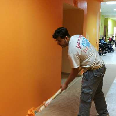 Pintura a color, lavable ,decoración especial interior