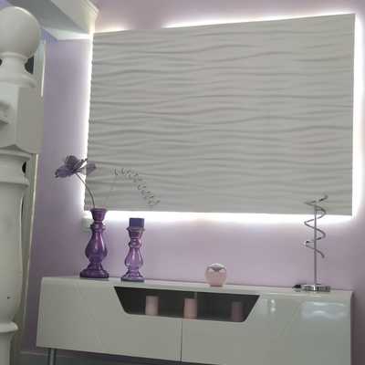 corcho de escayola retroiluminado