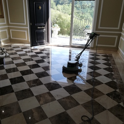 micro pulido de suelo