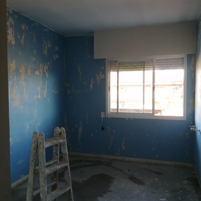 Habitación antes de pintar