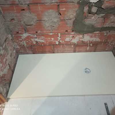 Colocacion plato de ducha y desagues