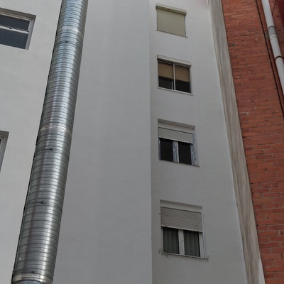 Rehabilitación de patio de luces.