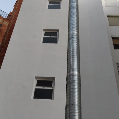 Rehabilitación de patio de luces.