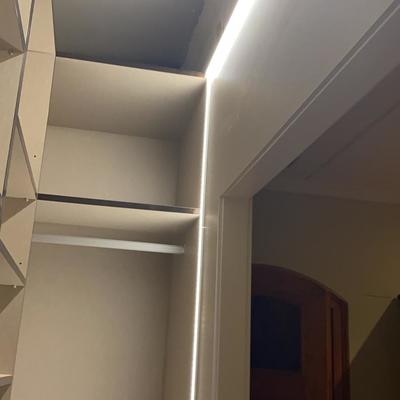 Iluminacion en vestidor