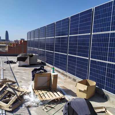 Instalacion fotovoltaica en Hotel Barcelona