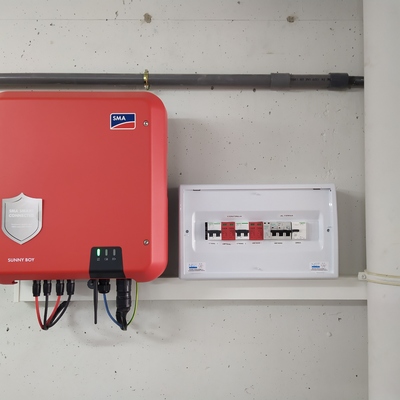 Instalación con inversor SMA