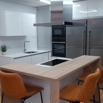 Cocina en piso de Madrid