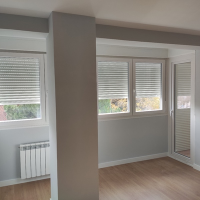 Ampliación de vivienda con cerramiento