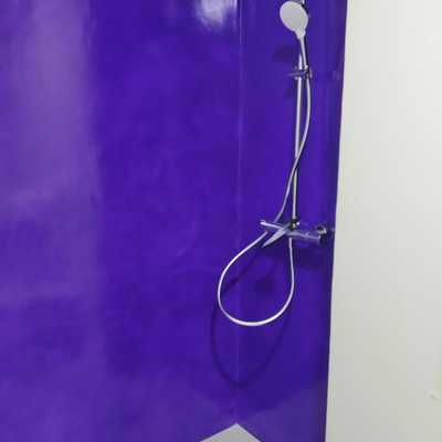 Pared en microcemento