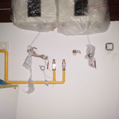 Instalacion de gas y calderas en Lavanderia en calle molinos