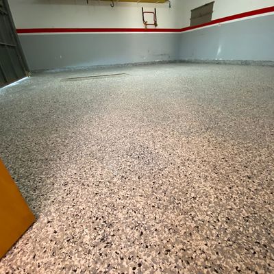 Suelo garaje metalpoxy