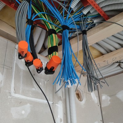 Caja de registro en techo