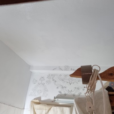 Techo de baño terminado