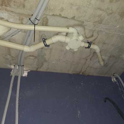 Instalacion de bote sifonico con pvc insonorizado