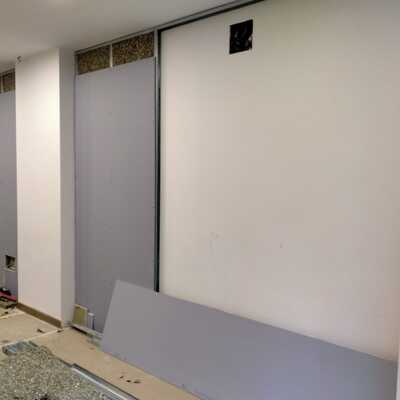 Aislamiento acústico doble, placa PPH y lana mineral