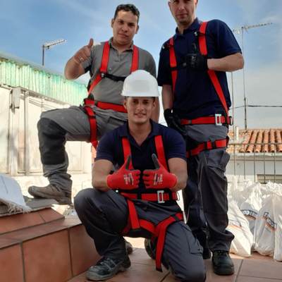 Una parte del equipo