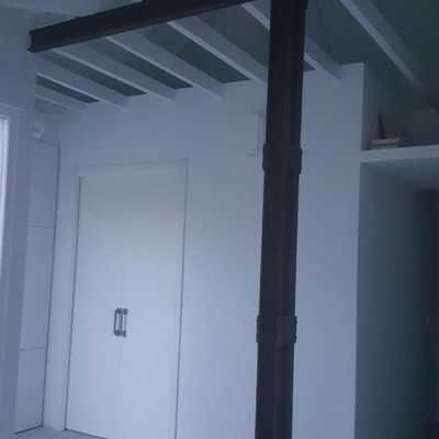 Proyecto con vigas en ático