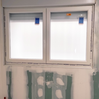 Ventana Serie Linear Vidrio mate