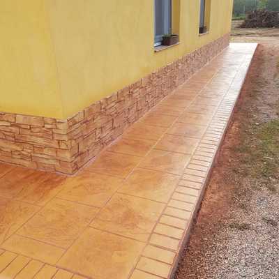 Hormigon impreso I sácalo con monocapa