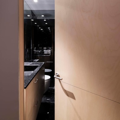 Puerta de paso y Mueble Lavabo - Proyecto Zurbano