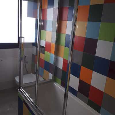 Acabados de una baño.