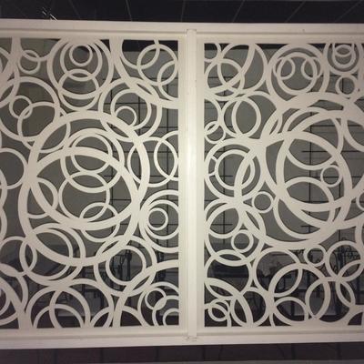 Mampars divisoria de PVC echa a mano