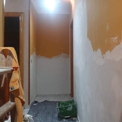Reparación con yeso en humedades y filtraciones