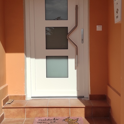 Puerta entrada Serie Linear PVC