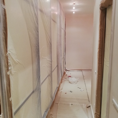 Protección de paramentos para pintura